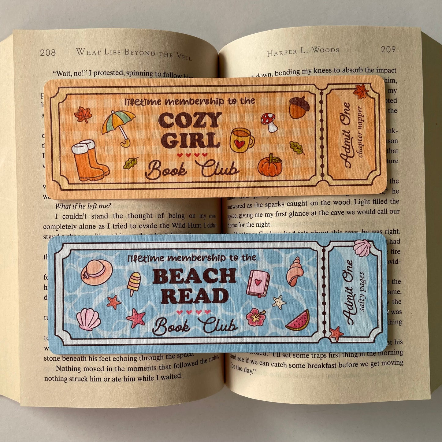 Genre Ticket Bookmark