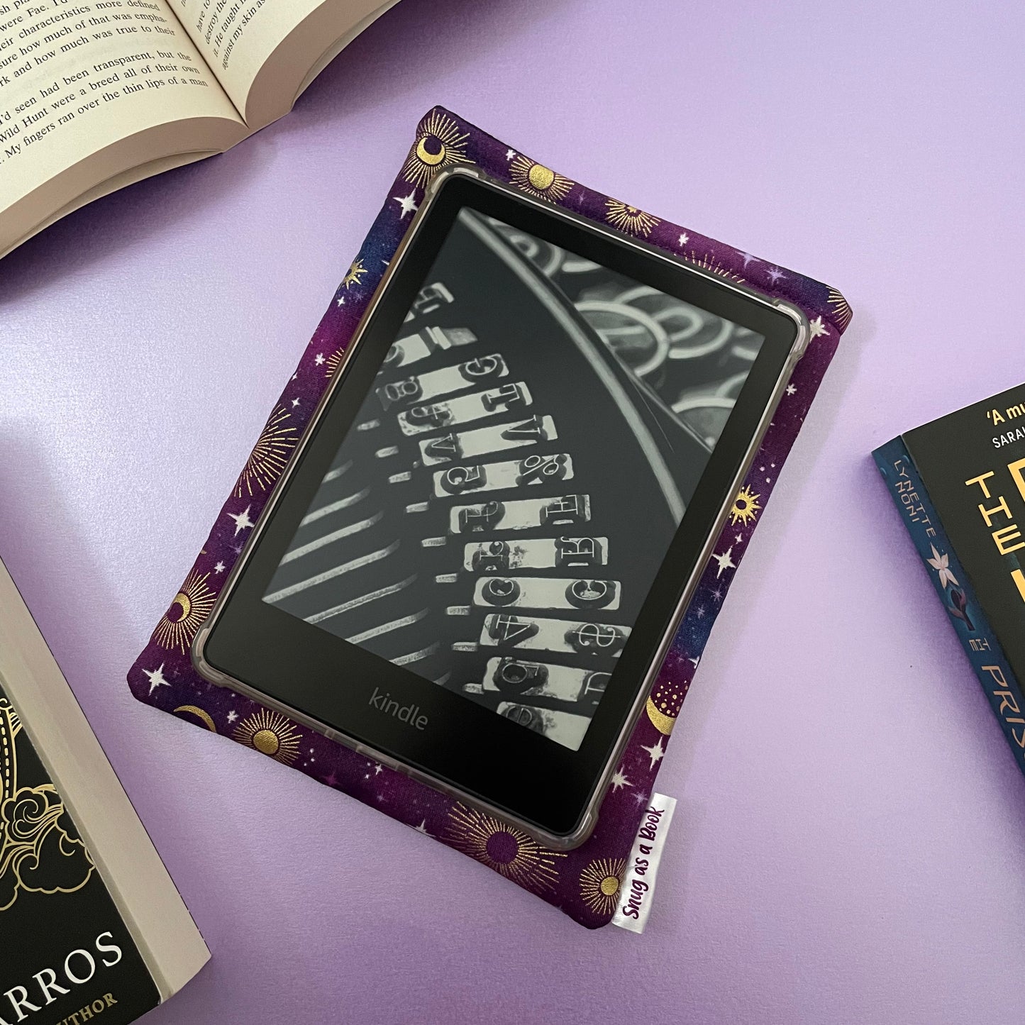 Purple Lunar Kindle Sleeve