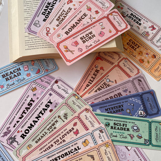 Genre Ticket Bookmark