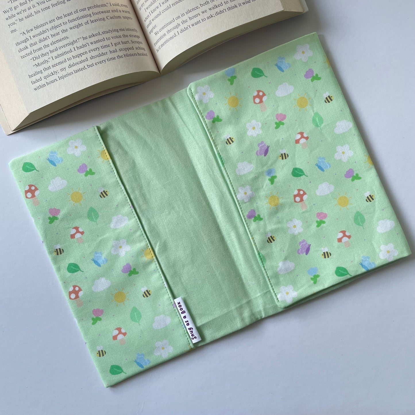 Spring Doodles Fabric Dust Jacket