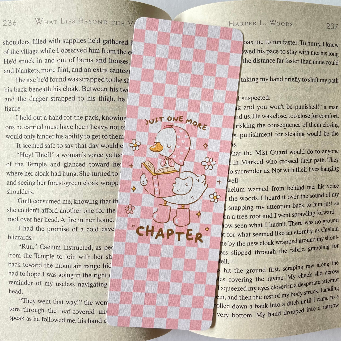 One More Chapter Goose Bookmark