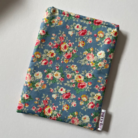 Blue Floral Kindle Sleeve