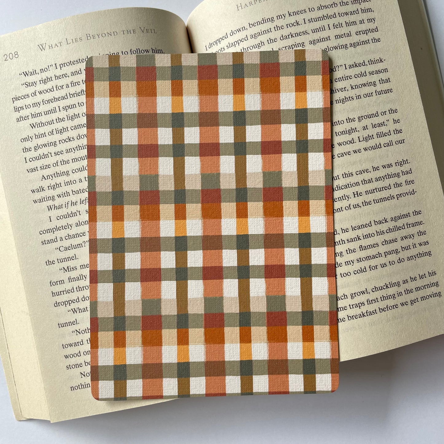 Autumn Plaid Kindle Paperwhite Insert