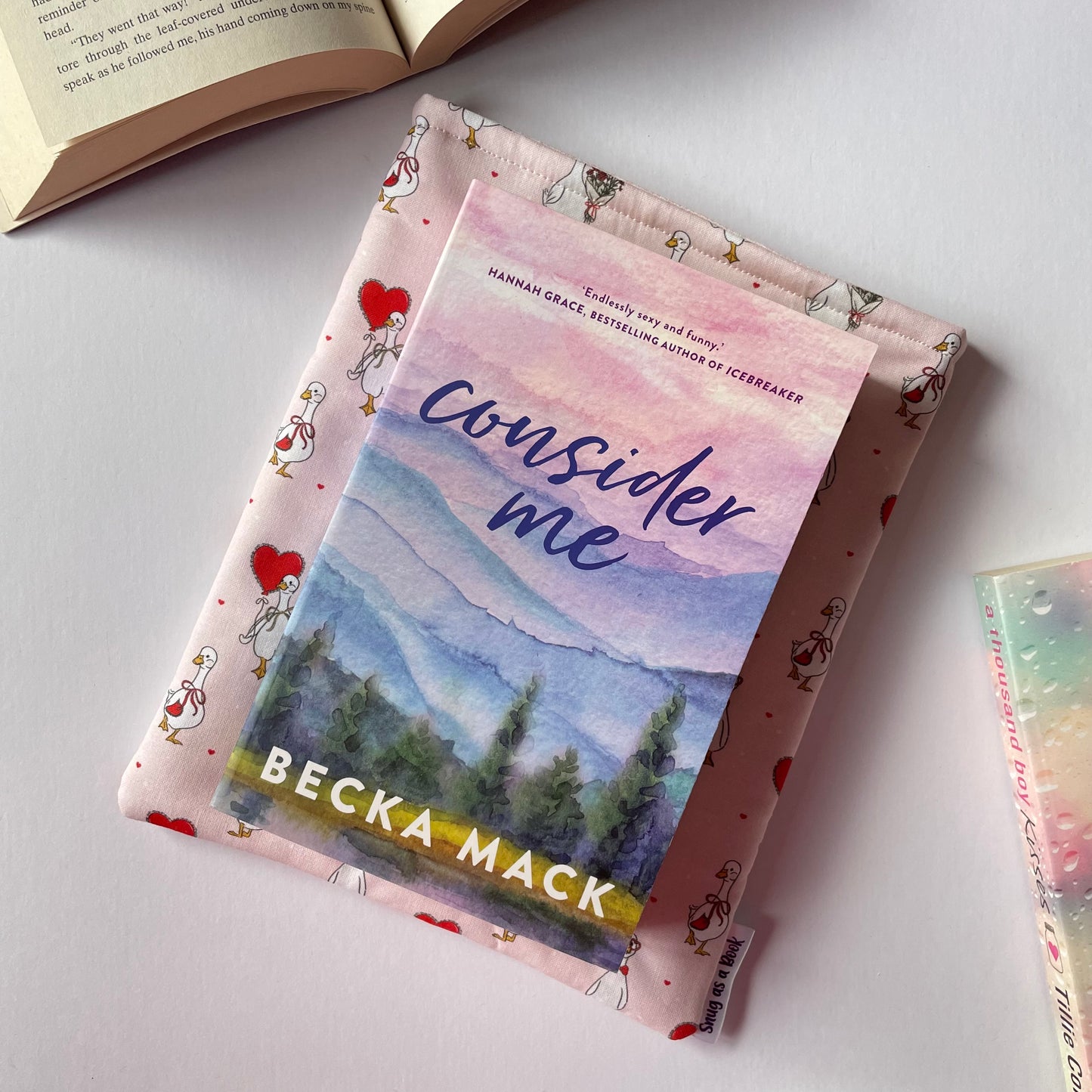 Romance Goose Book Sleeve