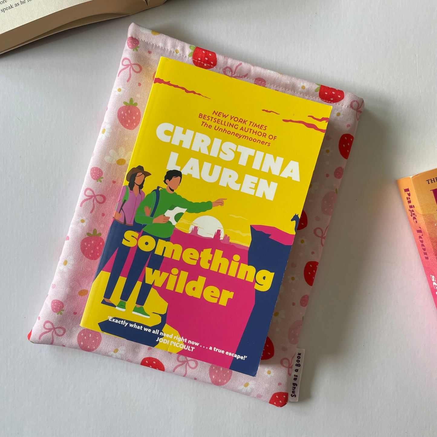 Strawberry Book Sleeve