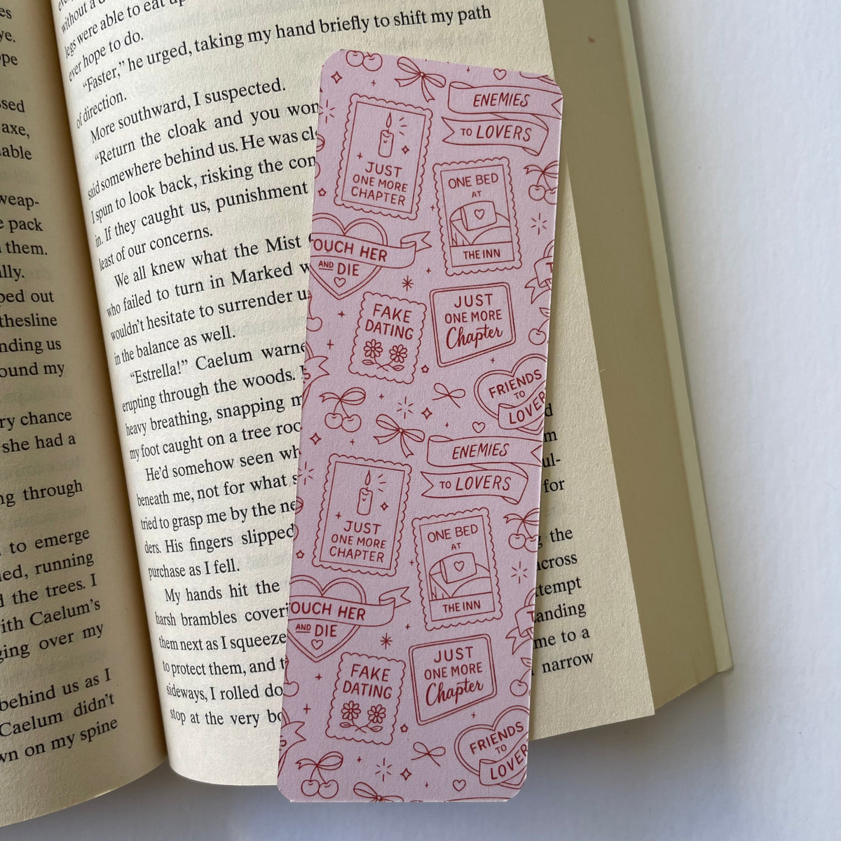 Romance Tropes Bookmark