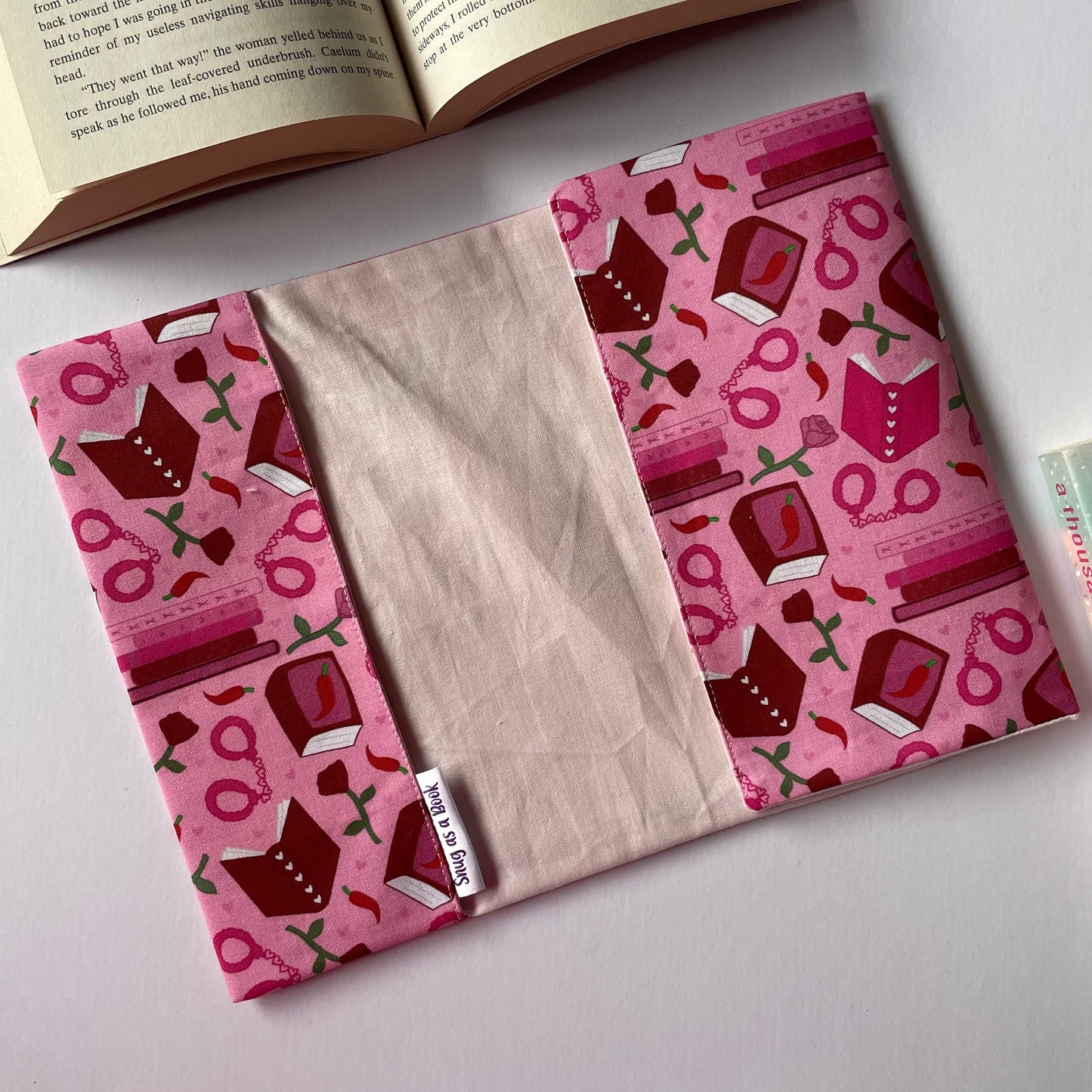 Spicy Romance Fabric Dust Jacket