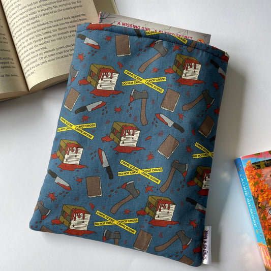 Blue Thriller Book Sleeve