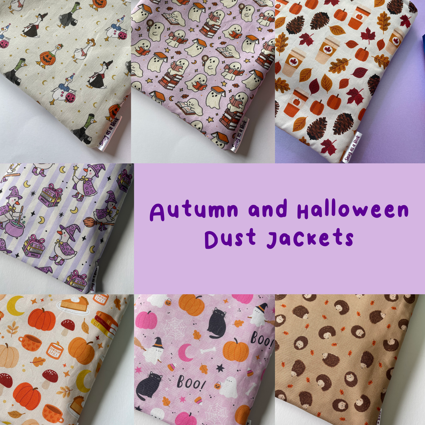 Autumn and Halloween Dust Jackets