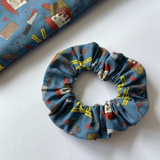 Blue Thriller Scrunchie