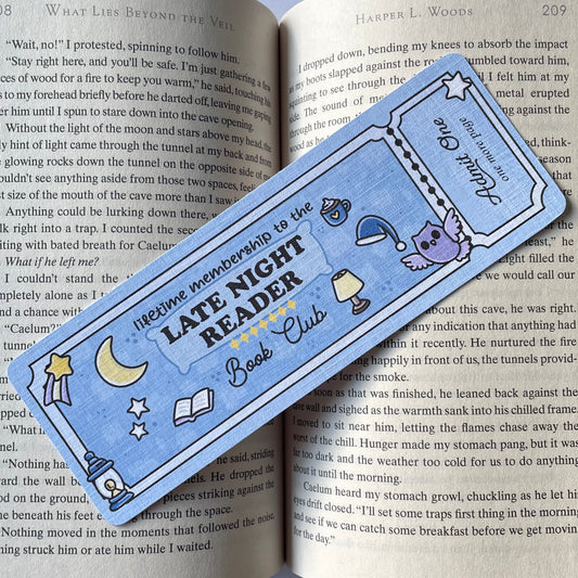 Late Night Reader Bookmark