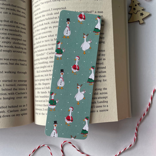 Christmas Goose Bookmark