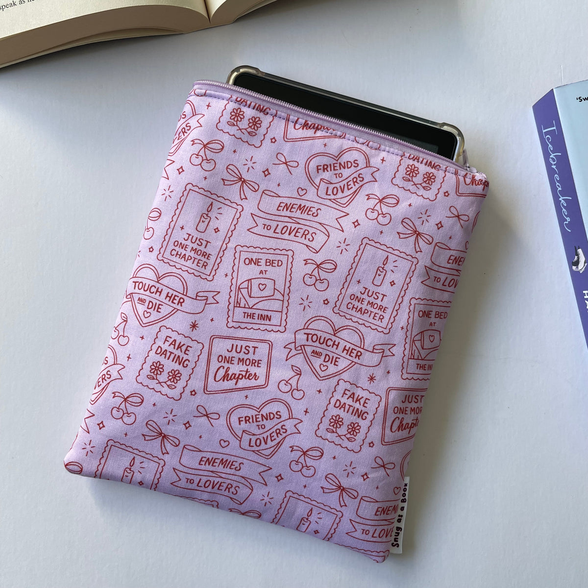Romance Tropes Kindle Sleeve