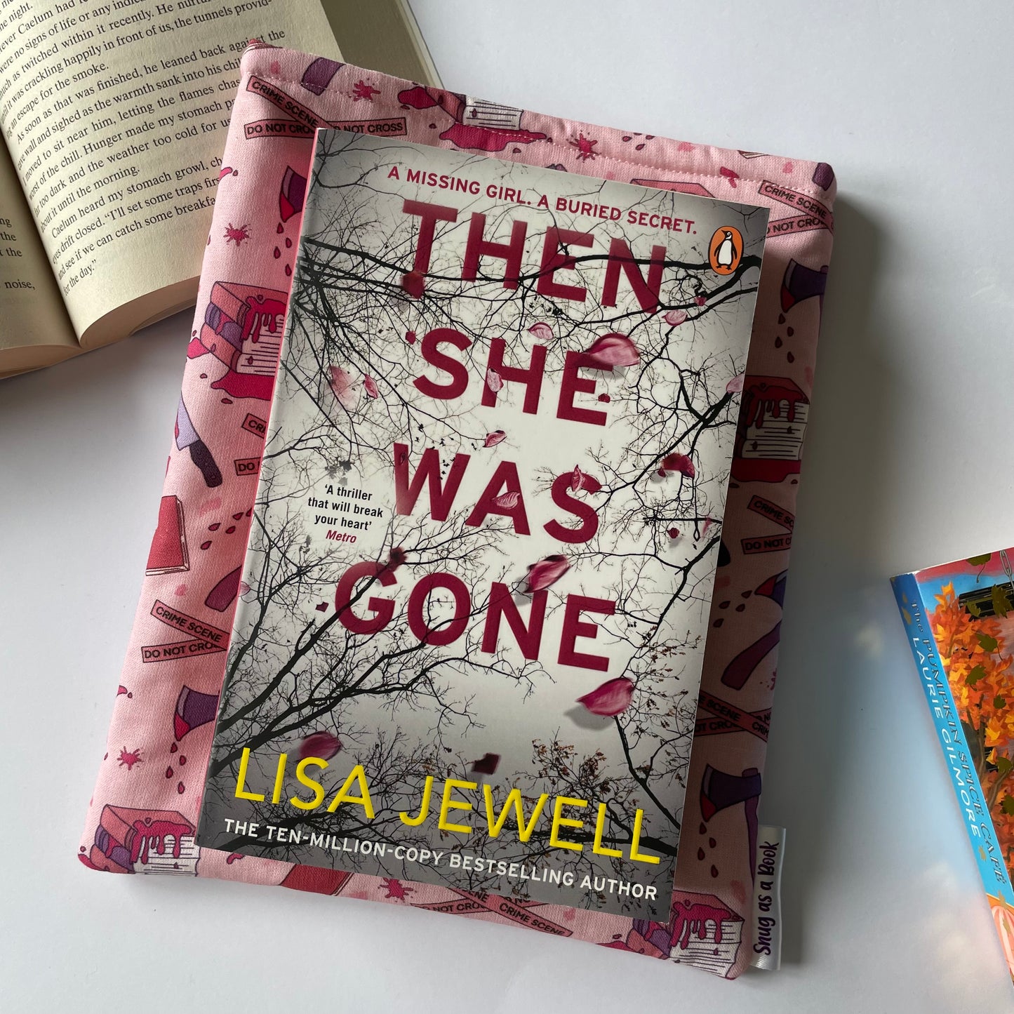 Pink Thriller Book Sleeve