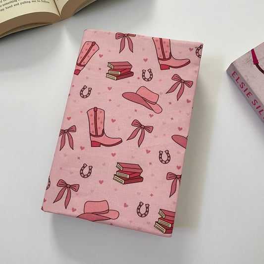 Cowboy Romance Fabric Dust Jacket