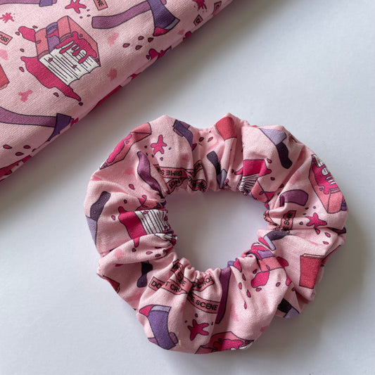 Pink Thriller Scrunchie