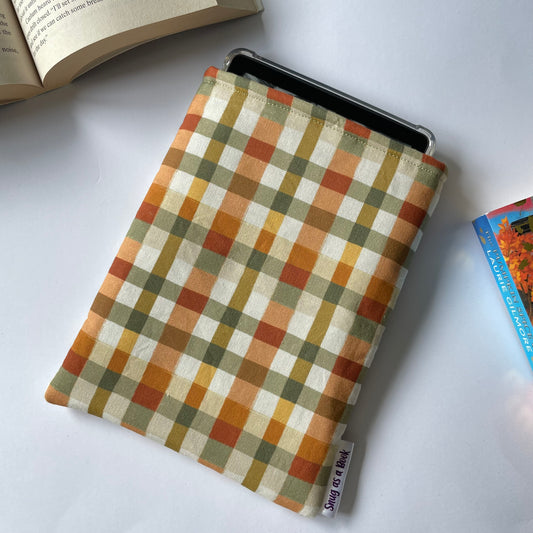 Autumn Plaid Kindle Sleeve