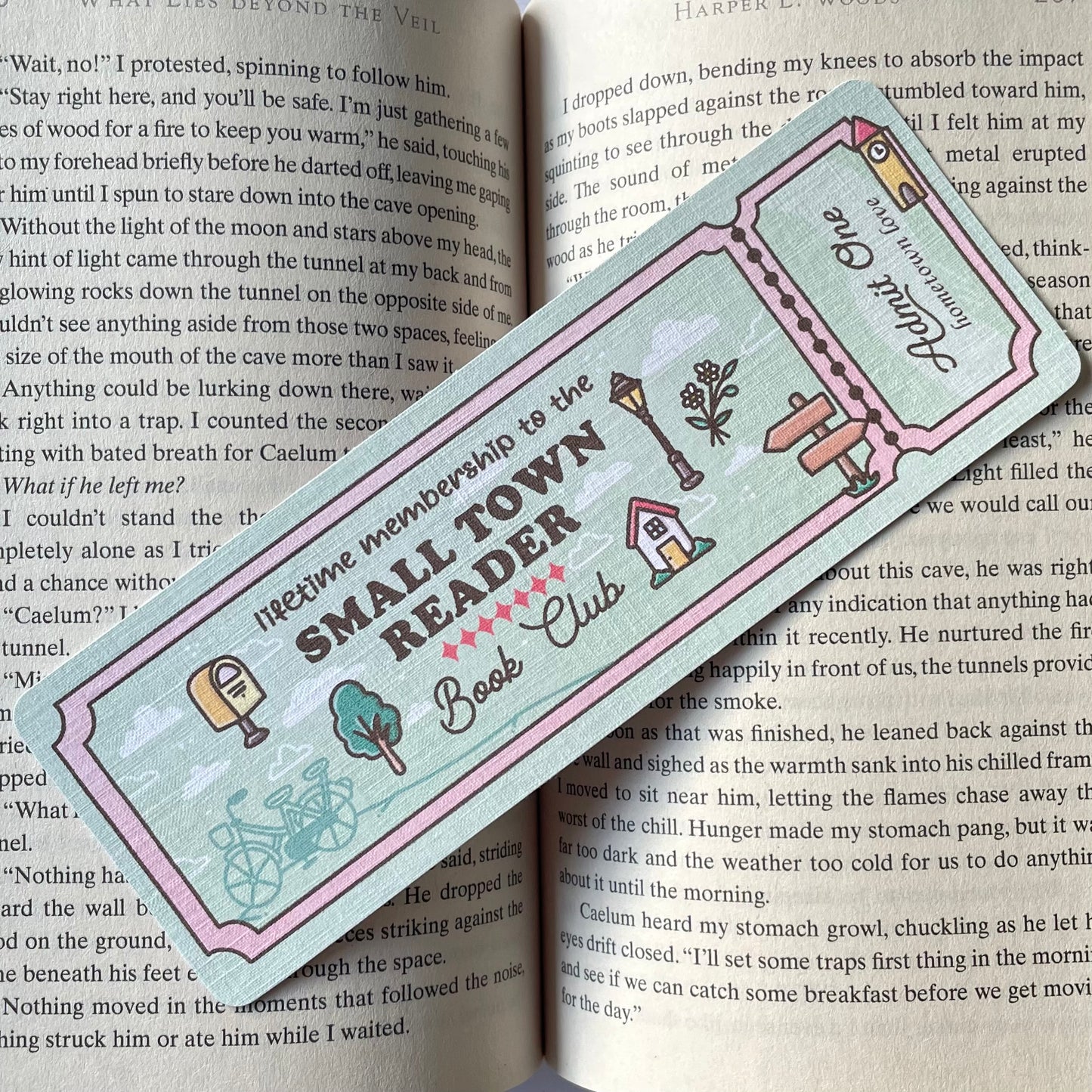 Small Town Reader Bookmark