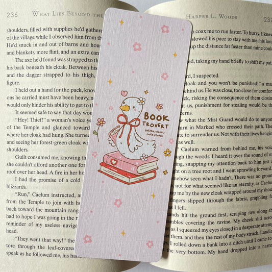 Booktrovert Goose Bookmark