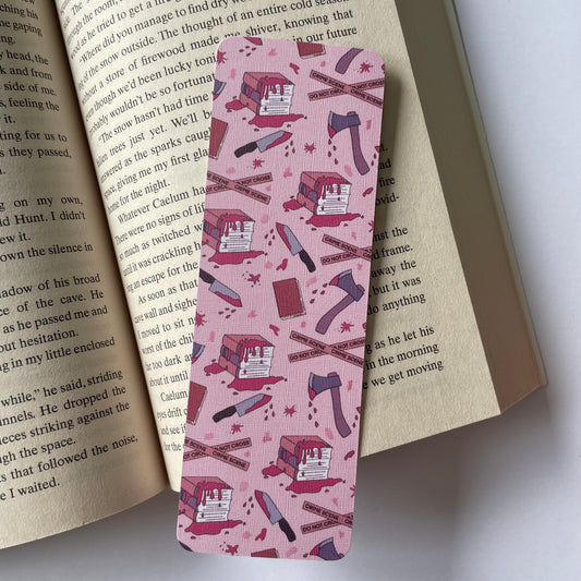 Pink Thriller Bookmark