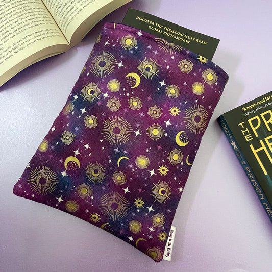 Purple Lunar Book Sleeve