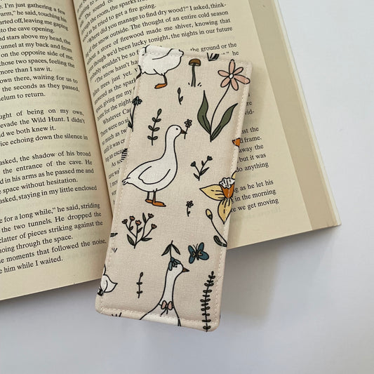 Goose Fabric Bookmark