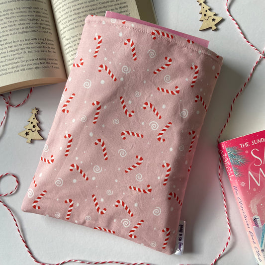Candy Cane Book Sleeve