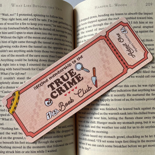 True Crime Bookmark
