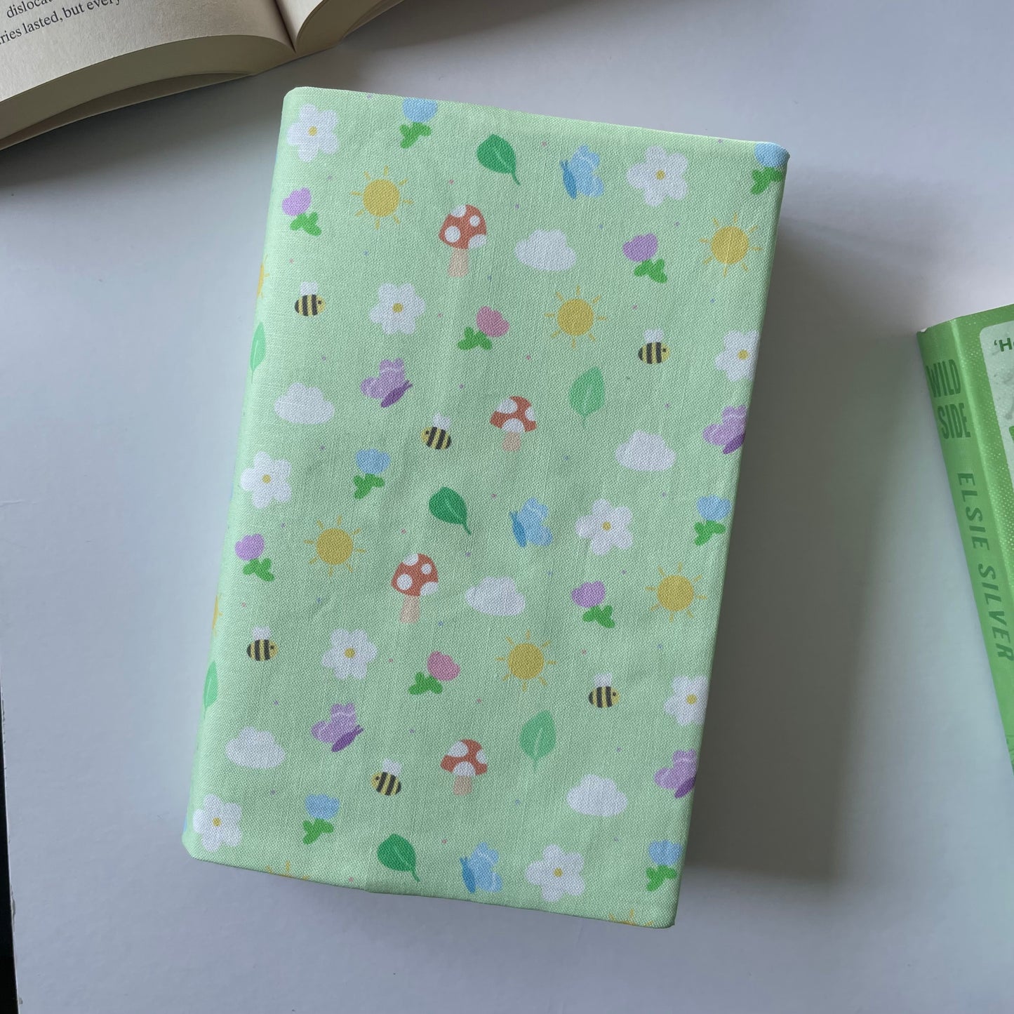 Spring Doodles Fabric Dust Jacket