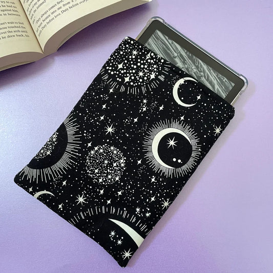 Glow in the Dark Moon and Stars Kindle Sleeve