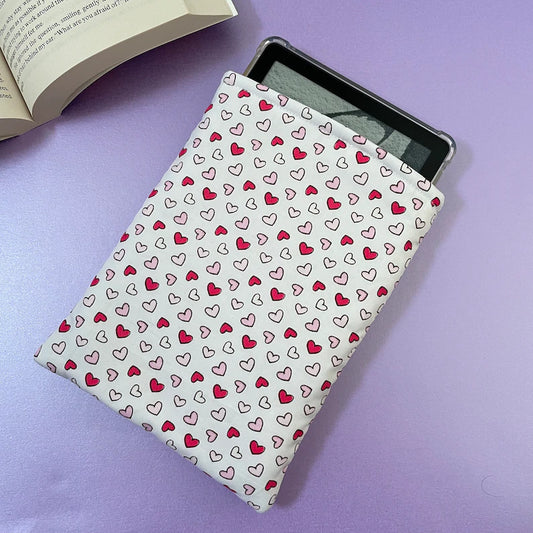 Heart Print Kindle Sleeve